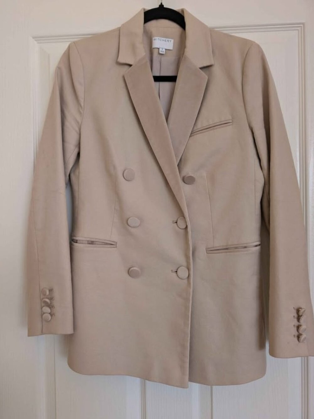 Witchery women's oversized blazer (US 4, like new, RRP $200, used once)
